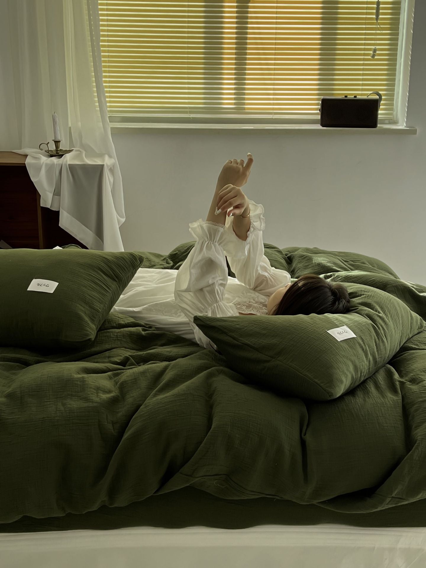 Baby-grade All-cotton Double-layer Gauze Four-piece Set